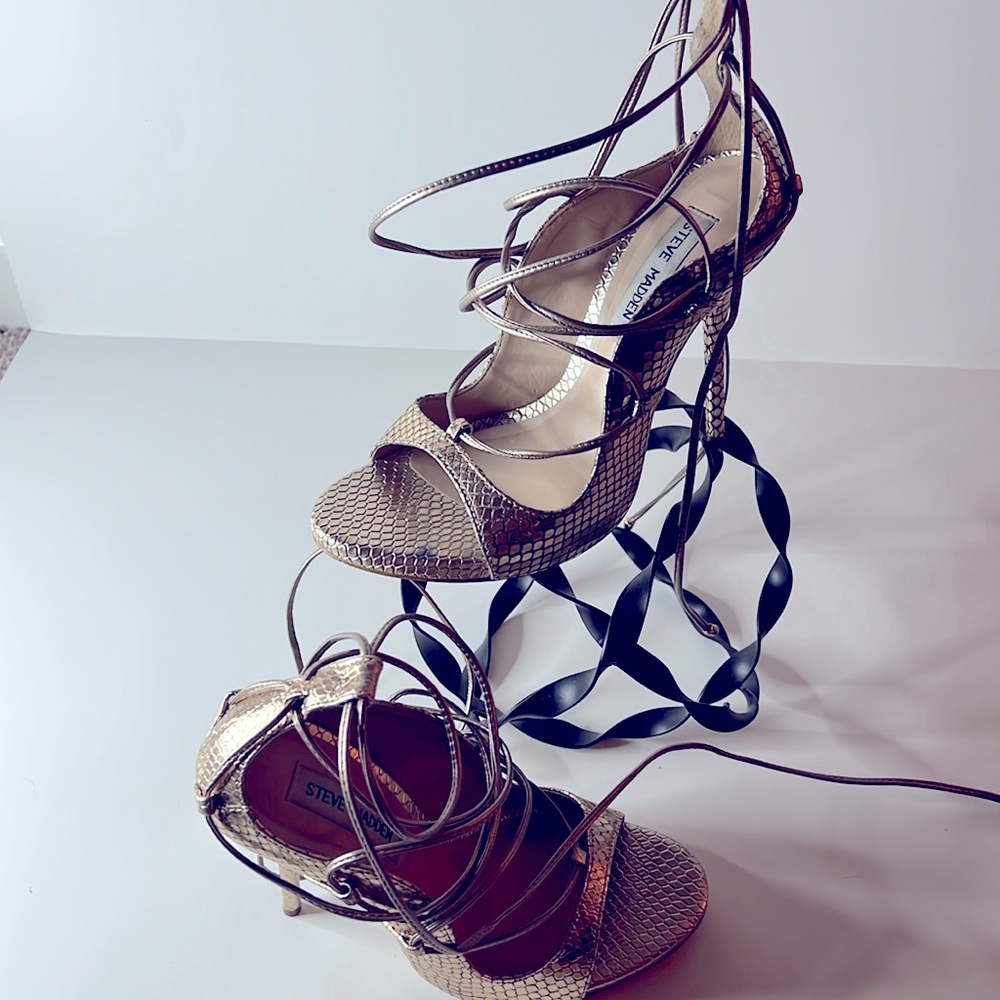 Steve Madden Roxie Gold Snake